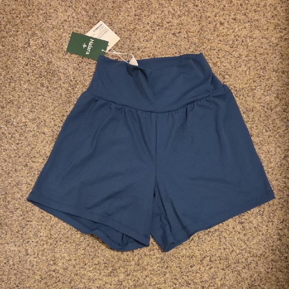 HALARA High-Waisted Blue Shorts - Picture 1 of 4